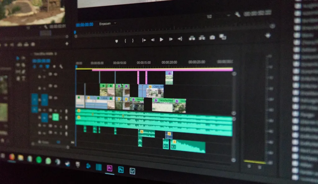 adobe premier application screengrab