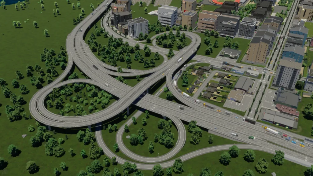 Cities Skylines 2 交流道